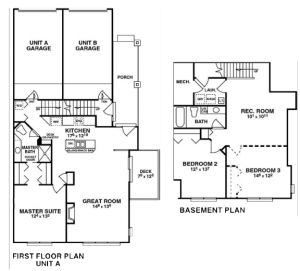 Pinebluff A floorplan button